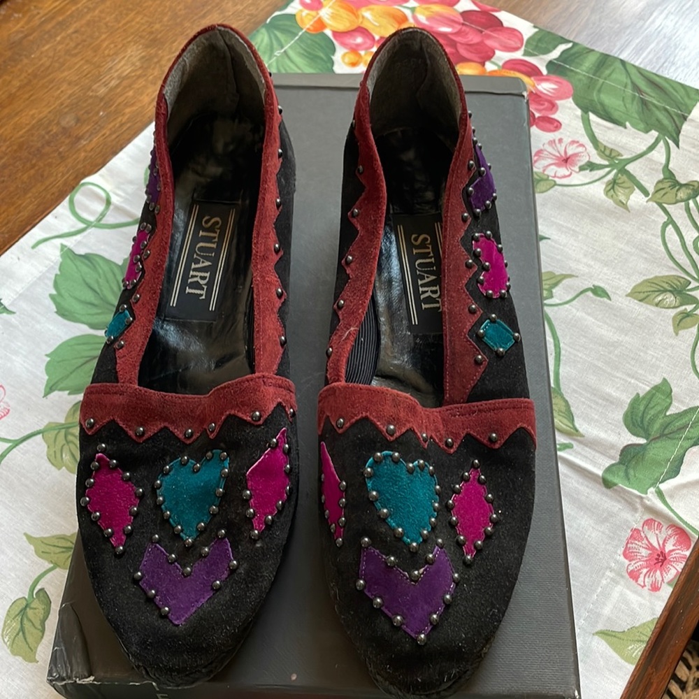 Stuart Weitzman Vintage Suede Espadrille
